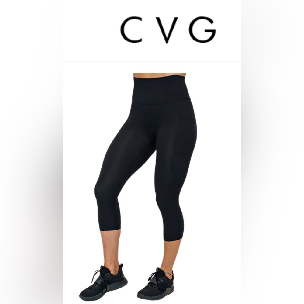 CVG squat proof capri leggings with pockets